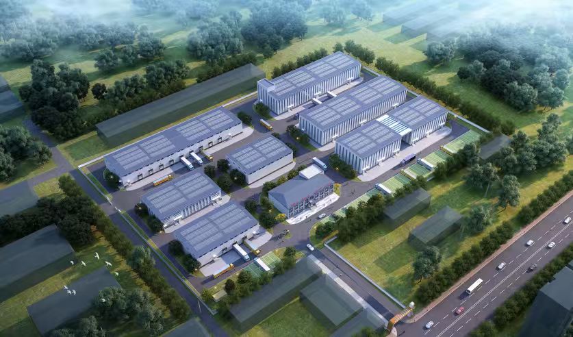 河北金柿缘农业现代化生产基地鸟瞰图